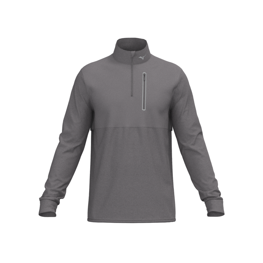 Mizuno Mizuno Melange Reflect 1/4 Zip Charcoal